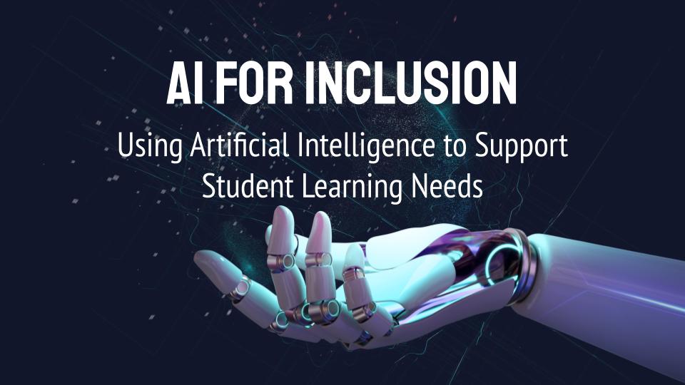 ISTE Expert Webinar_ AI for Inclusion